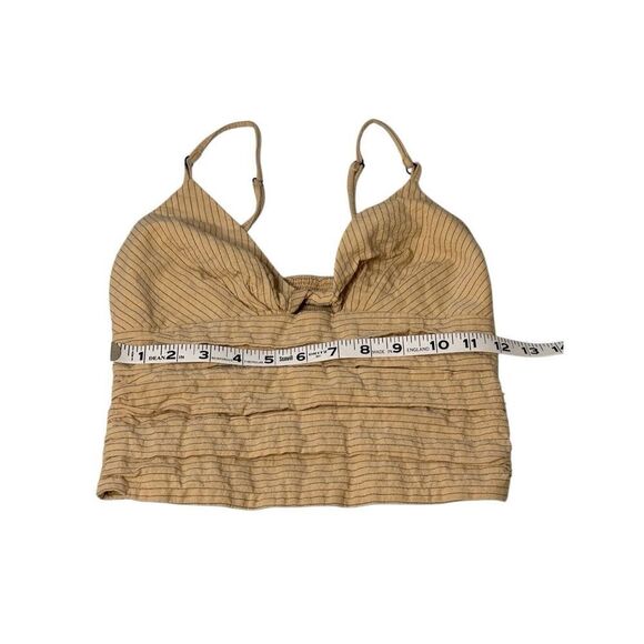 Zara cropped striped ruched tank - XS - 🙂3/$15 - Picture 6 of 7